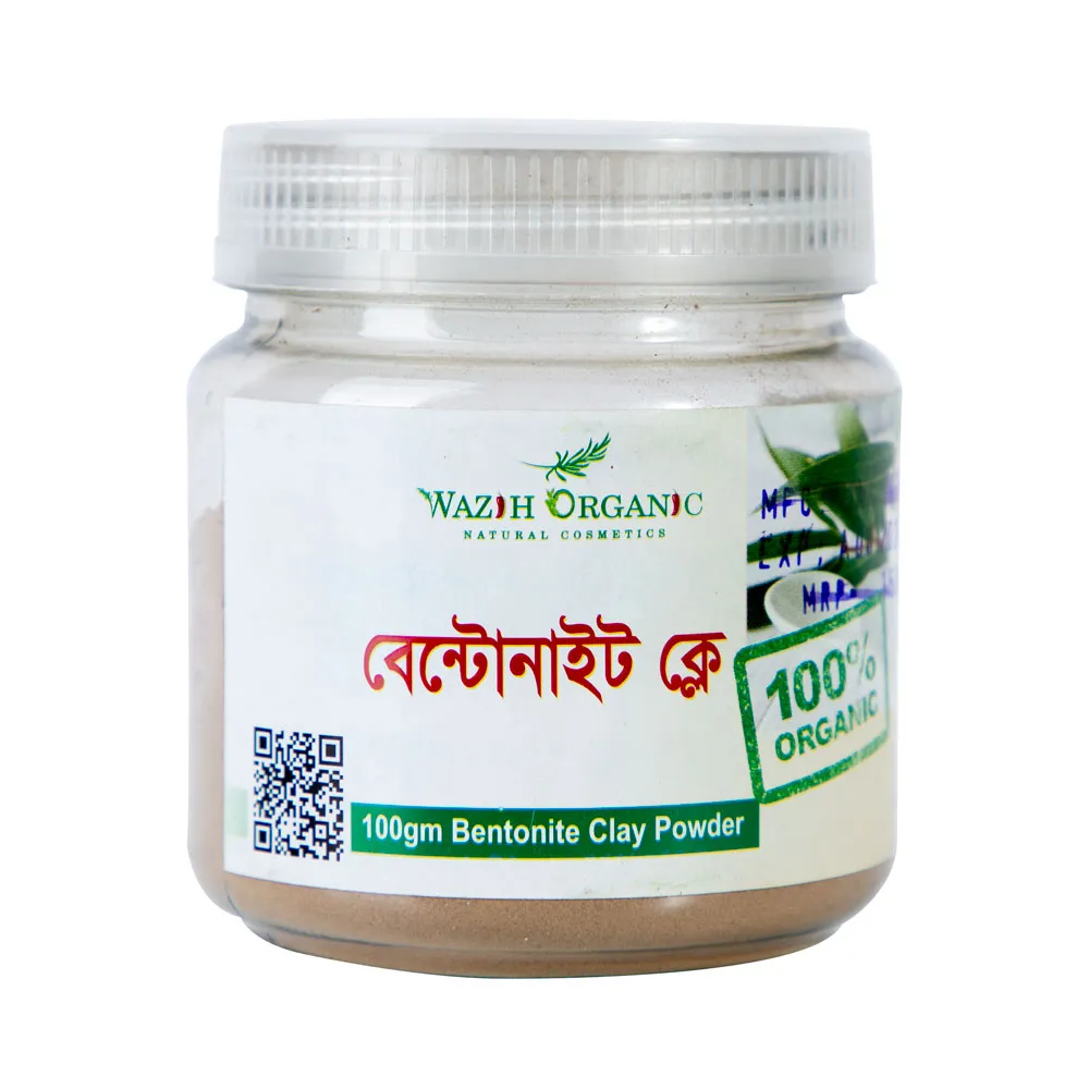 Wazih Organic Bentonite Dull Skin Treatment Clay Powder Face Mask – View 1