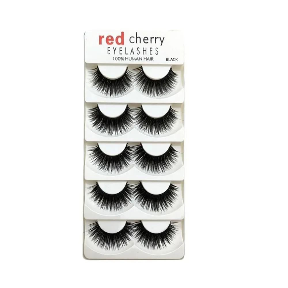 False Eyelashes Natural Long Eyelashes Extension Makeup Professional Faux 5 Pair – View 1