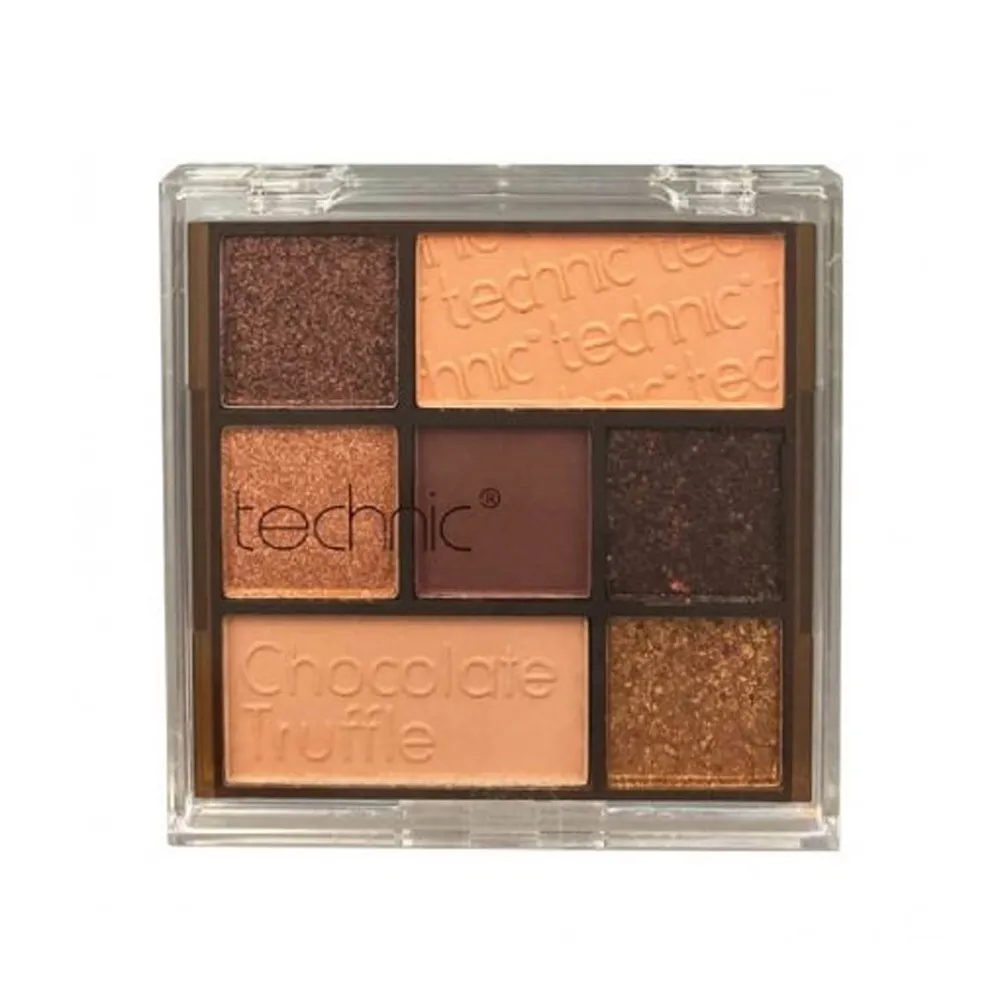 Technic Pressed Pigment Palette 7 Chocolate Color Eyeshadow Truffle – View 1