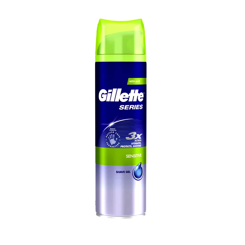 Gillette Series Sensitive Skin Pre Shaving Gel – Quantity: 200 g – View 1