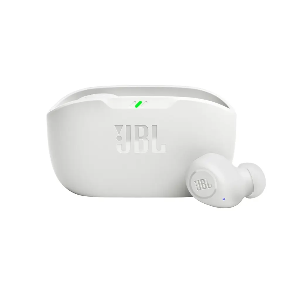 JBL Wave Buds True Wireless Earbuds – Color: White – View 1