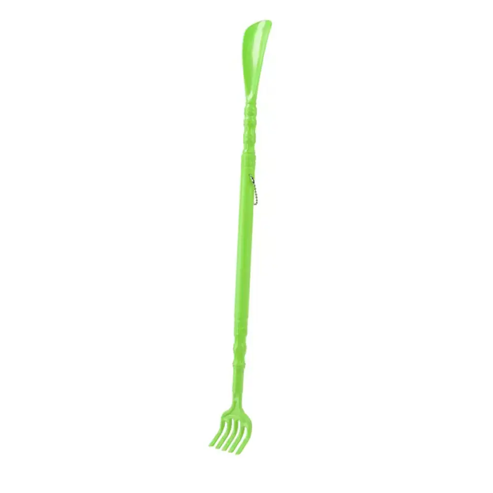  2-in-1  Back Itch Scratcher & Body Massage Stick – Color: Green – View 1