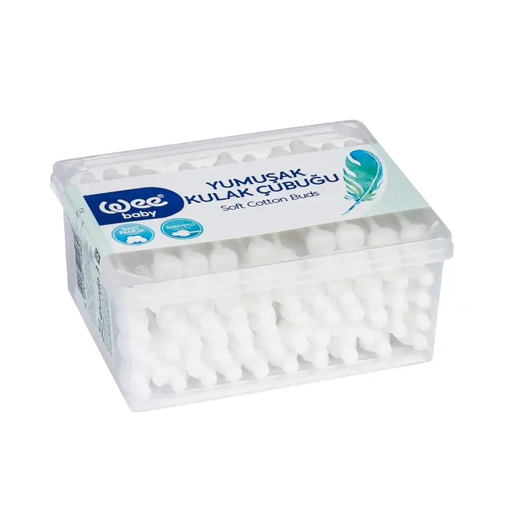 100% Cotton Wee Baby Soft & High Quality Cotton Buds 60Pcs – View 1