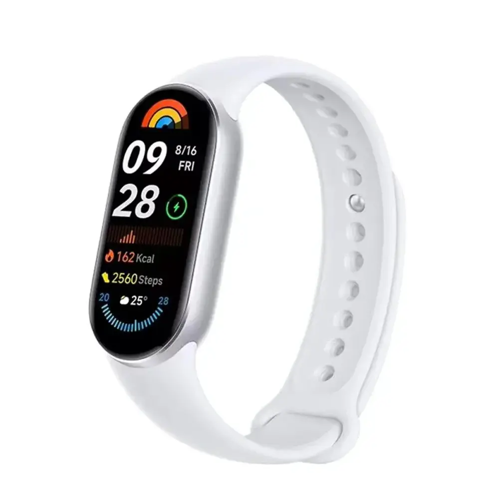 Xiaomi Mi Smart Band 9 Amoled Fitness Tracker – Color: Silver – View 1