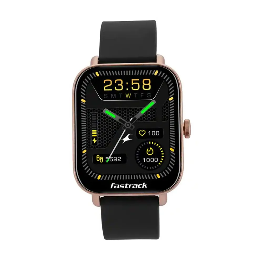 Fastrack Reflex Vox 2.0 BT Calling Smartwatch – Color: Black – View 1