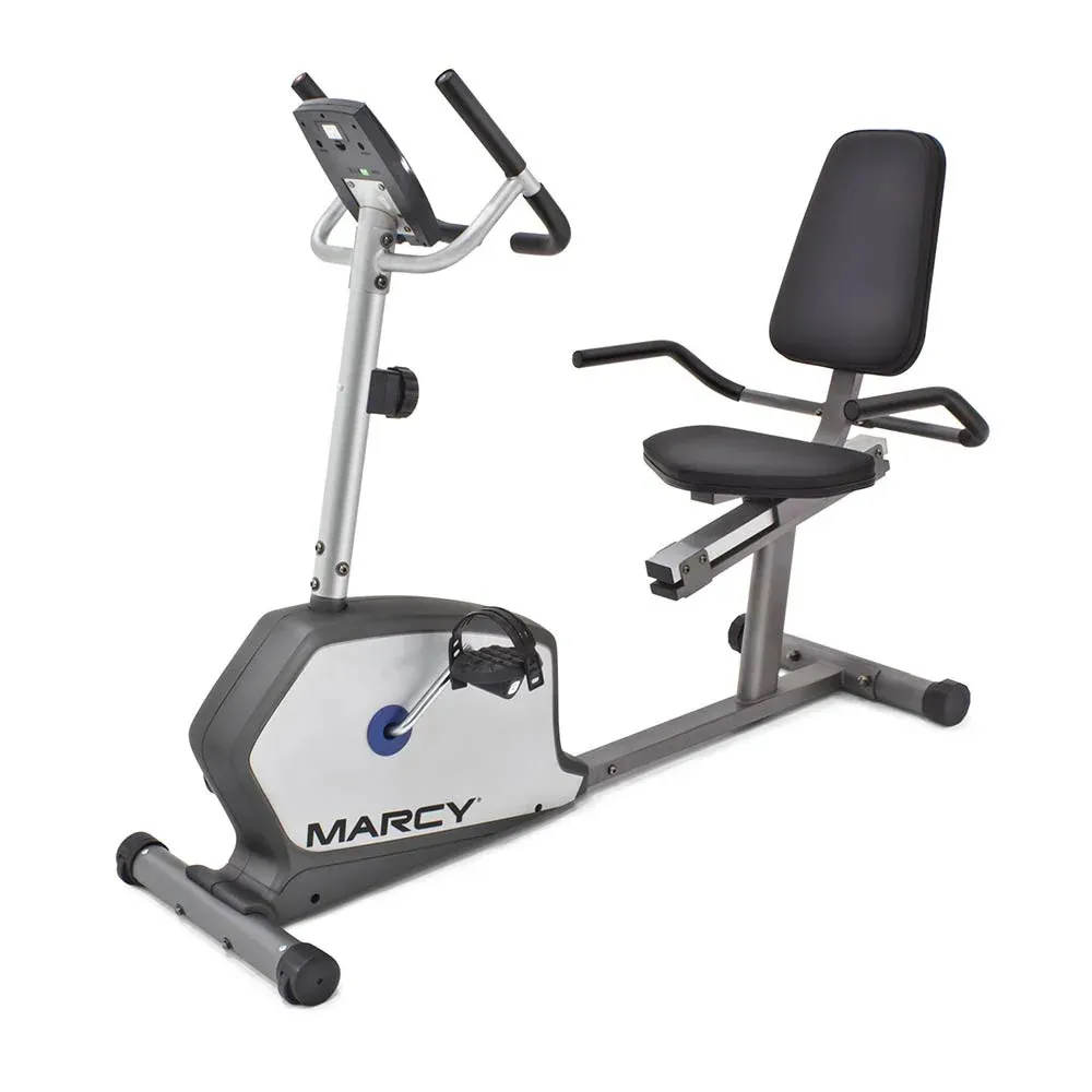 Marcy NS-1201R Recumbent Step-through frame design for easier entry and exiting Exercise Bike – View 1