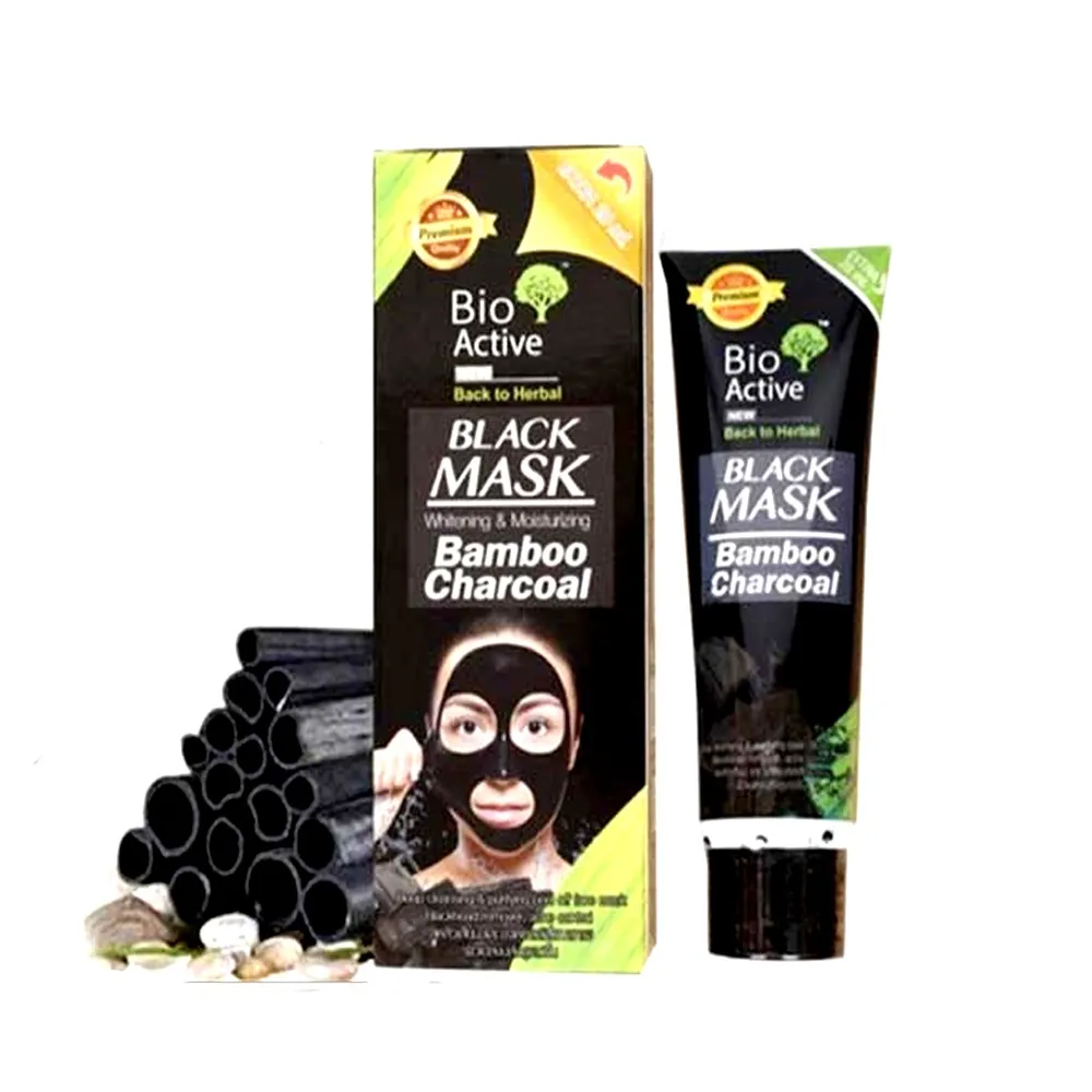 Bio Active Bamboo Charcoal & Aloe Vera Black Mask 80ml – View 1