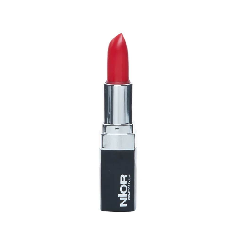 NIOR Velveteen Matte Lipstick Classic Red Long lasting cosmetic – View 1
