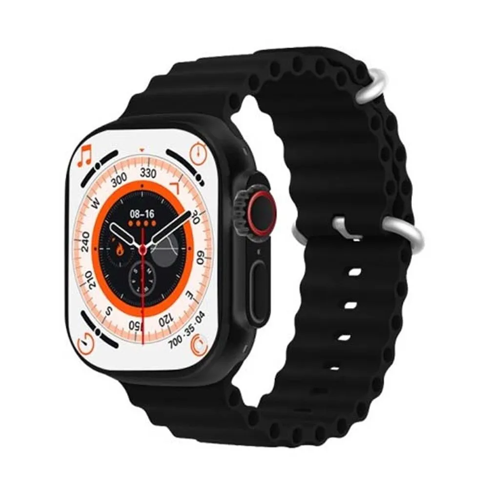 T900 Ultra Bluetooth Calling Smartwatch – Color: Black – View 1