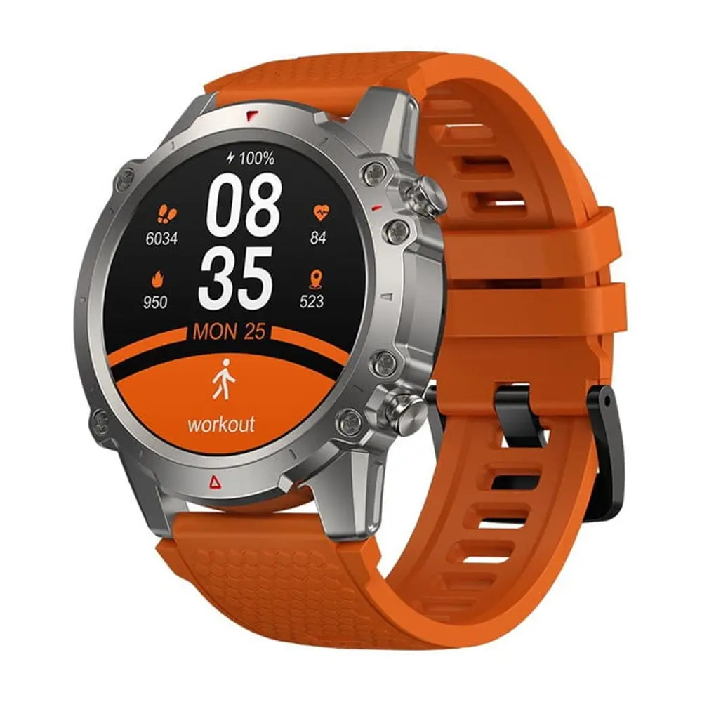 Zeblaze Vibe 7 Lite Bluetooth Calling Smartwatch – Color: Orange – View 1
