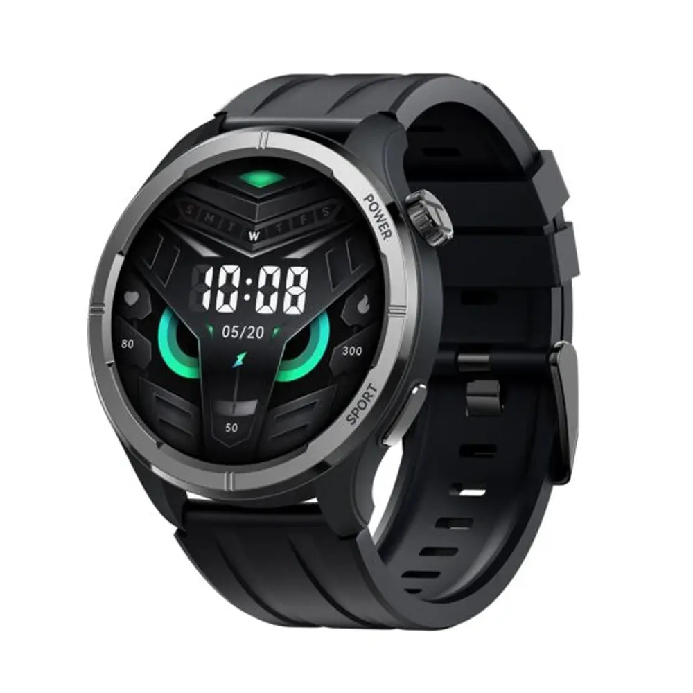 Haylou Solar Neo Bluetooth Calling Smartwatch – Color: Black – View 1