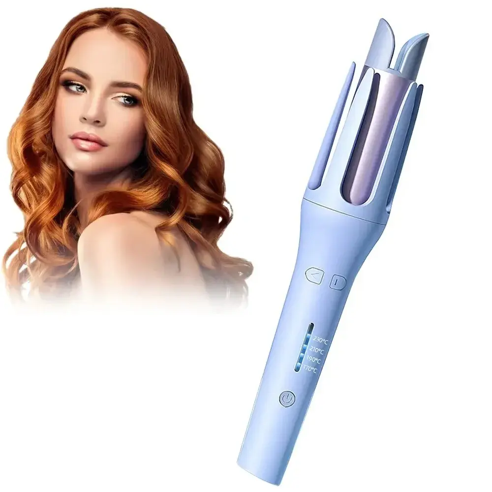 RD-2118 Ceramic Auto Rotating Hair Curling Wand with temperature control – View 1