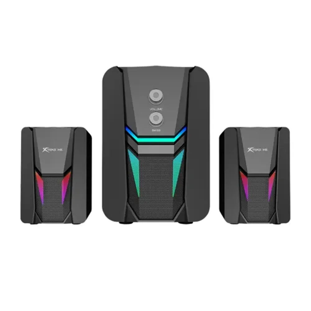 Xtrike Me SK-612 2:1 RGB Gaming Speaker – Color: Black – View 1