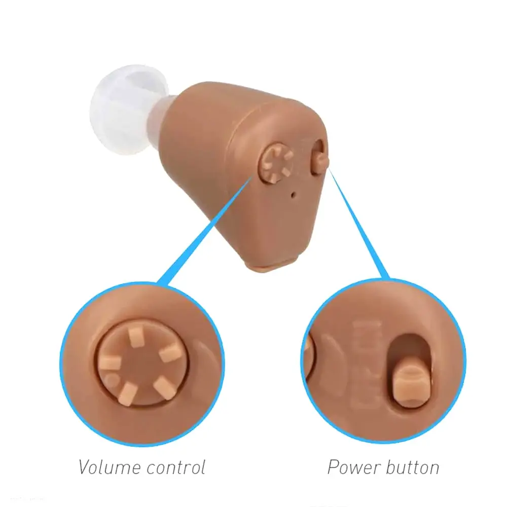 Axon K-88 Rechargeable Hearing Aids In-Ear Mini Invisible – View 1