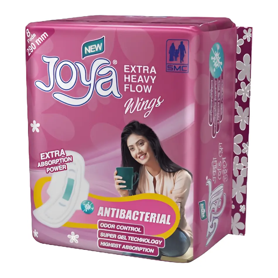Joya Extra Heavy Flow Wings Panty System Sanitary Pad – View 1