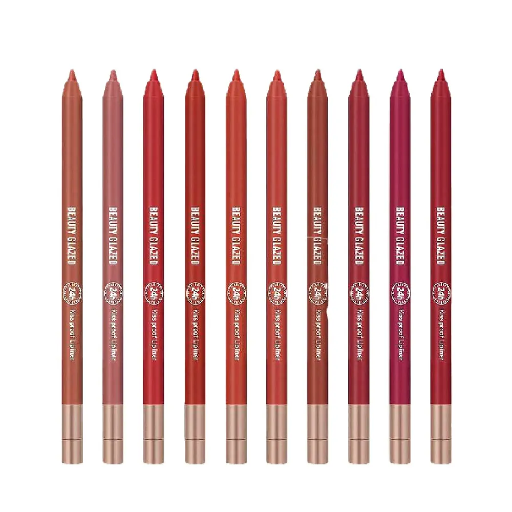 Beauty Glazed 24h Waterproof Long Lasting Lip Liner 10pcs Pencils – View 1