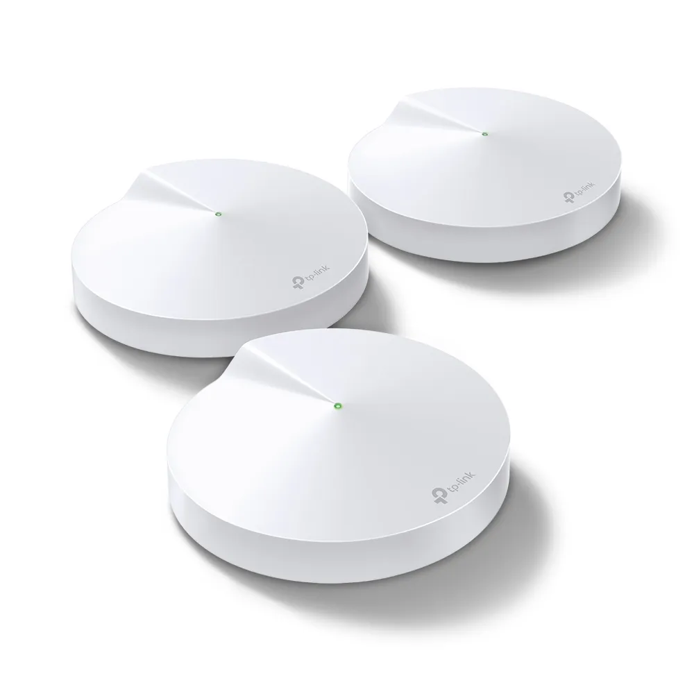 TP-Link Deco M9 Plus AC2200 Tri-Band Mesh WiFi Router (3-Pack) – View 1