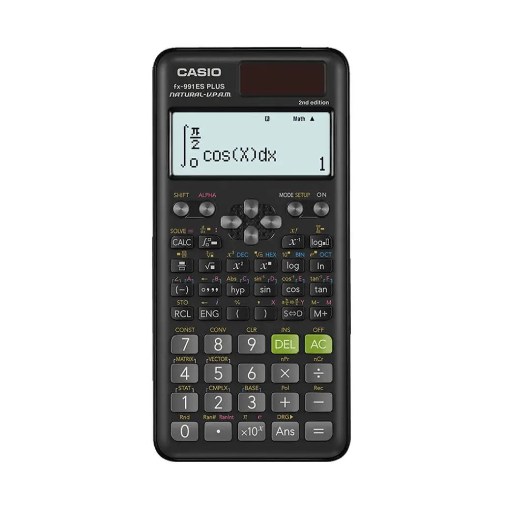 Casio FX-991ES Plus 2nd Edition Black Color Scientific Calculator – View 1
