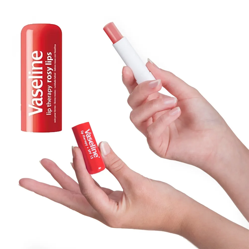 Vaseline 48H Lip Therapy Stick Almond & Rosy Oil Lip Balm – View 1