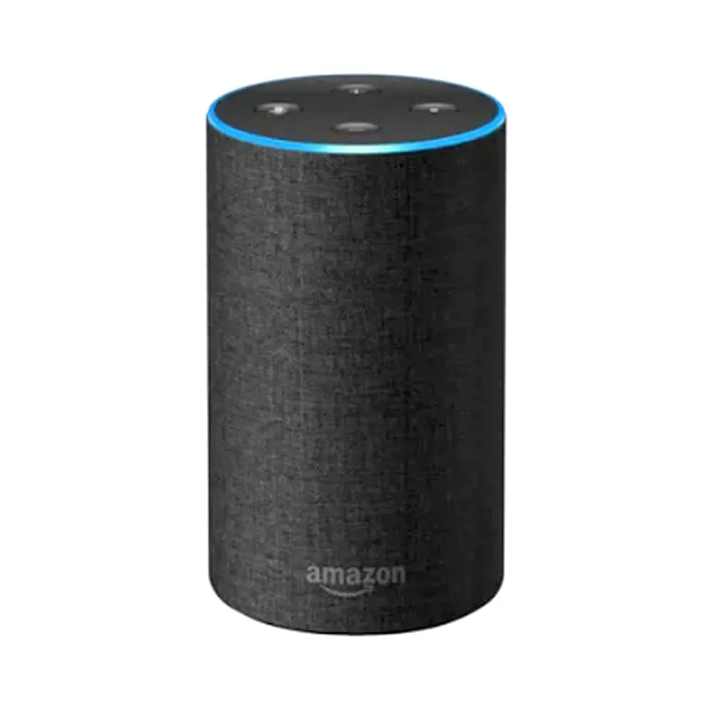 Amazon Echo 2 Built-in Speakers Smart Speaker with Alexa – Color: Black – View 1