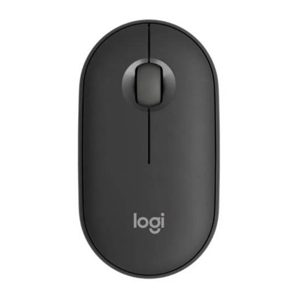Logitech M350S PEBBLE Mouse 2 Multi-Device Bluetooth Mouse – Color: Black – View 1