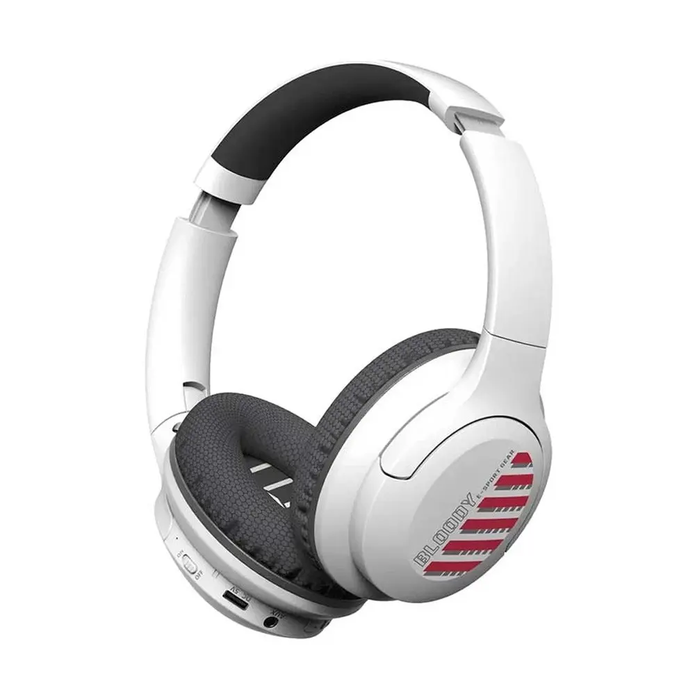 A4tech Bloody MH360 Bluetooth Over-Ear Headphone – Color: White – View 1