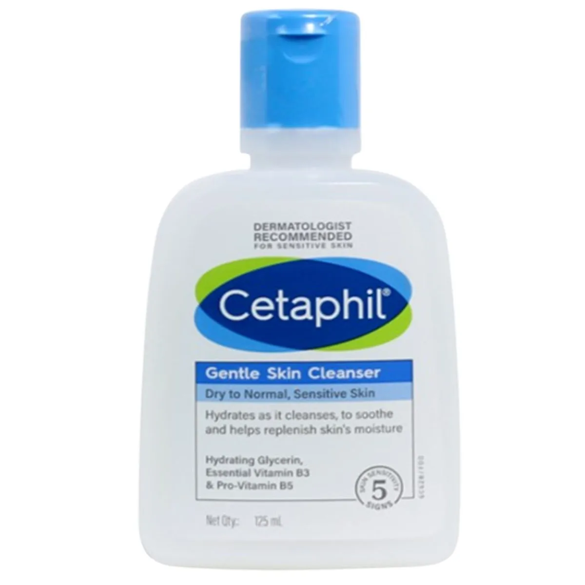 Cetaphil Gentle Skin Cleanser 125ml for Dry to Normal Sensitive Skin – View 1