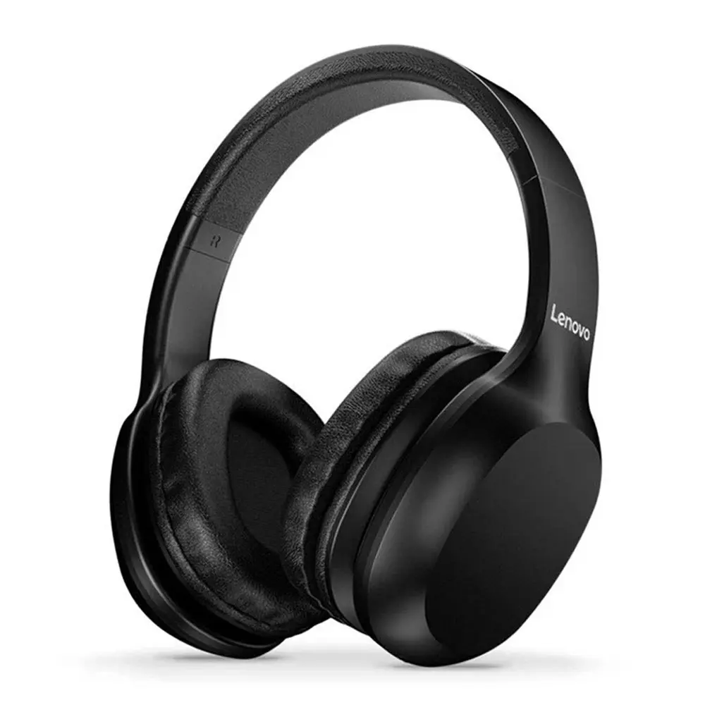 Lenovo HD100 Wireless Bluetooth Stereo Headphone – Color: Black – View 1