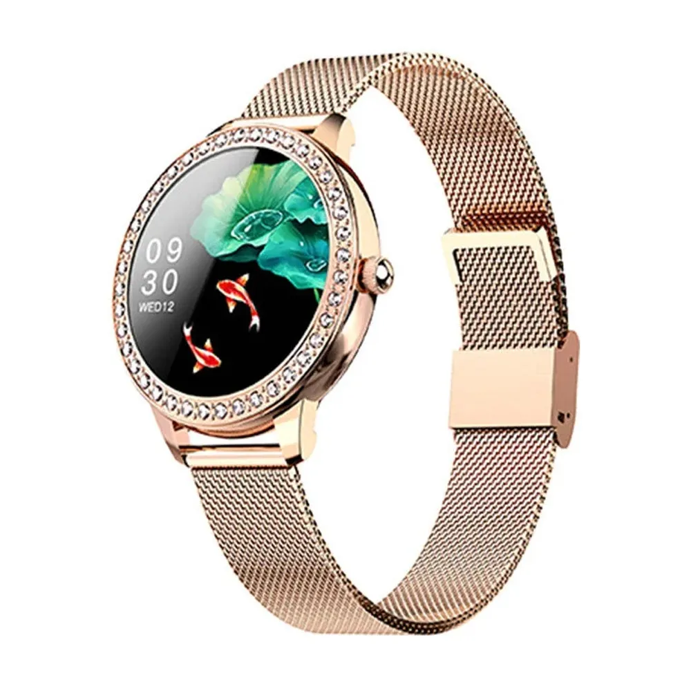 Astrum SN91 Wireless Bluetooth IP68 Woman Smartwatch – Color: Gold – View 1