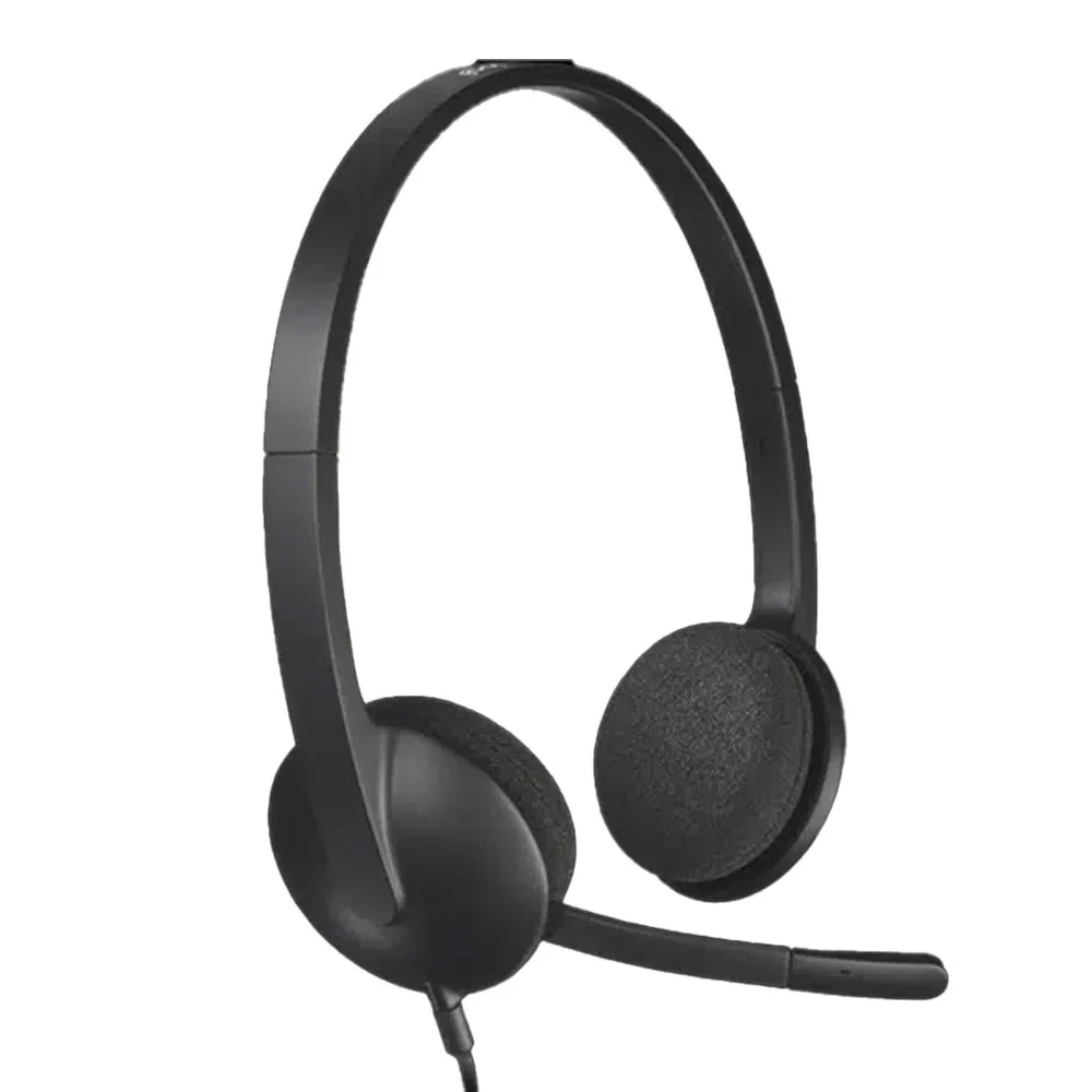 Logitech H340 Stereo USB Headset with Microphone – View 1
