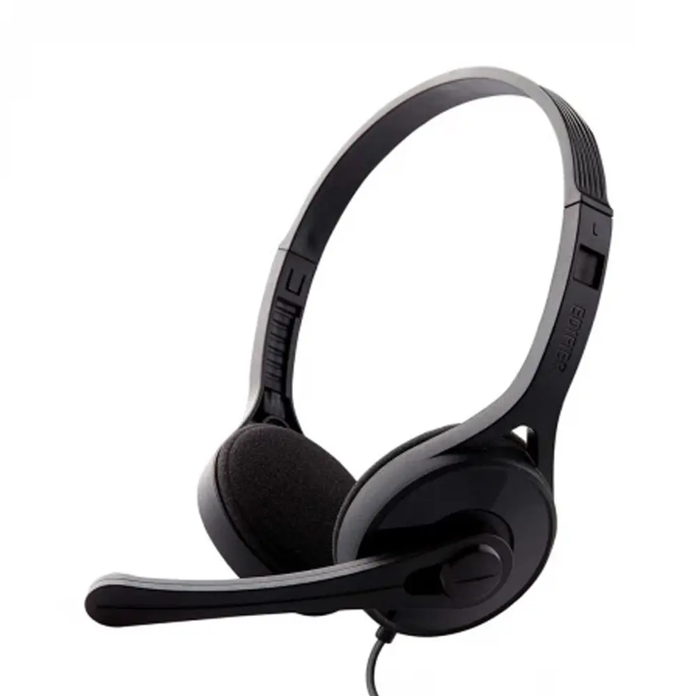 Edifier K550 Double Plug 3.5mm Wired Headphone – Color: Black – View 1