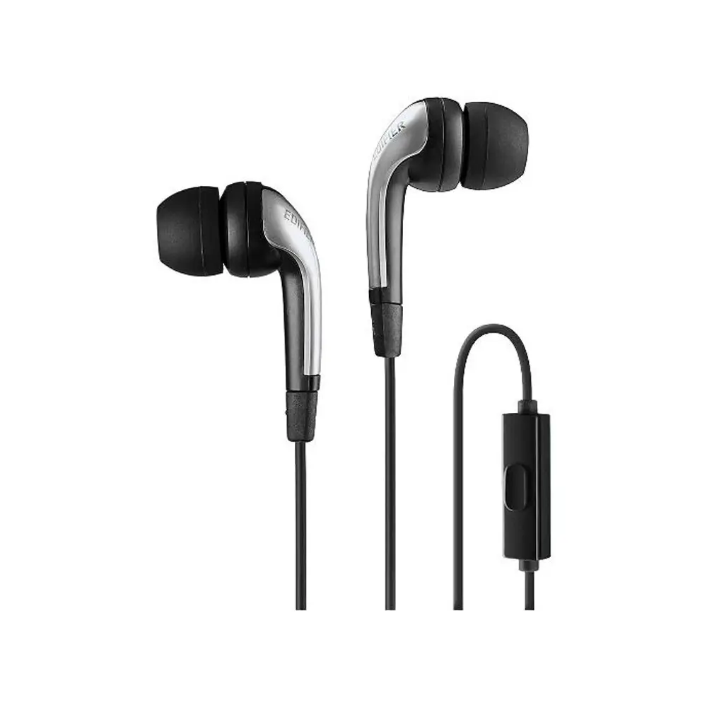 Edifier P220 In-Ear 3.5mm Wired Earphone  – Color: Black – View 1