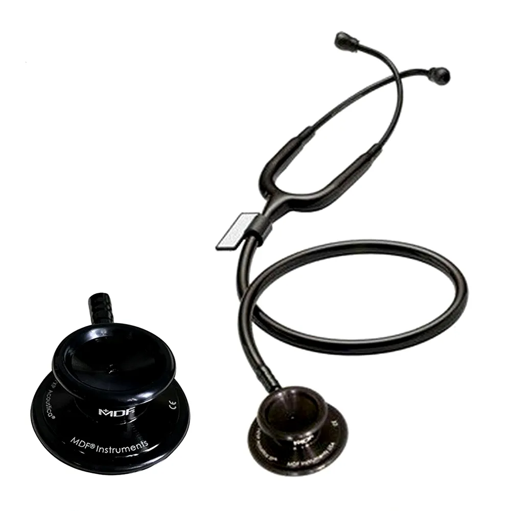MDF 747 XP Auditory Diagnostics Black Edition Stethoscope – View 1