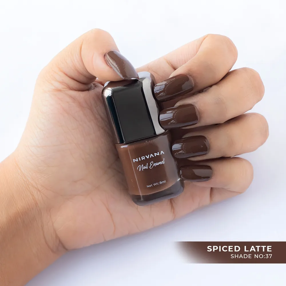 Nirvana Color Nail Enamel Spiced Latte 37 Nail Polish – View 1
