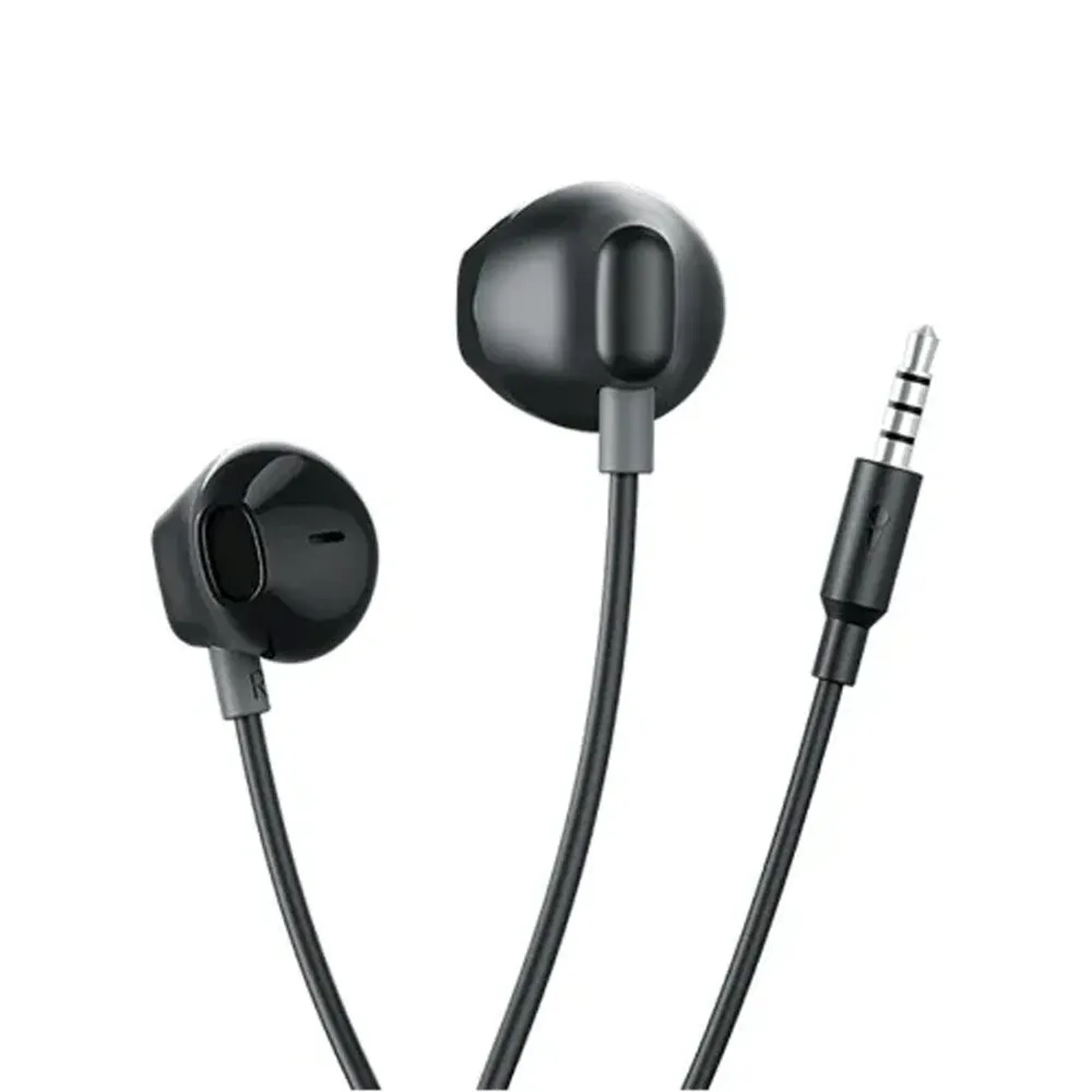 Oraimo Halo Lite 3.5MM Half In-ear Earphone – Color: Black – View 1