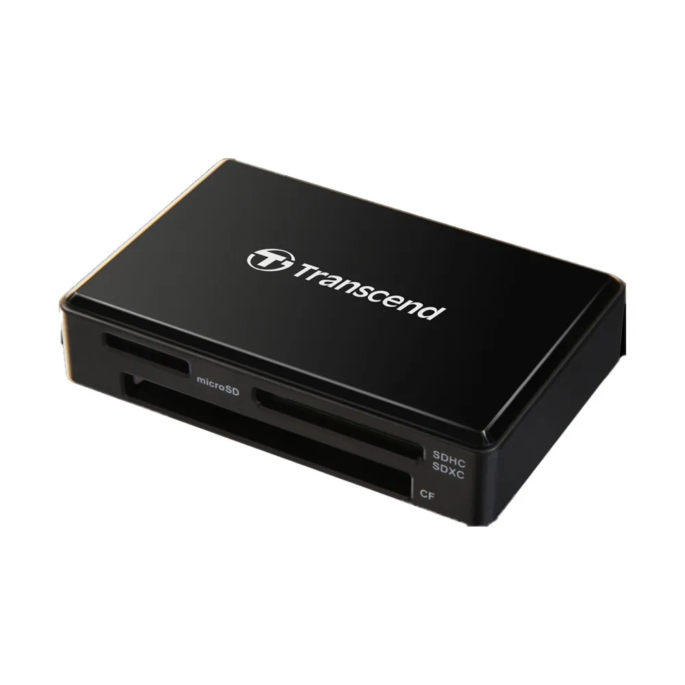Transcend TS-RDF8K2 USB 3.1 Gen1 All-In-One Multi Memory Card Reader – View 1
