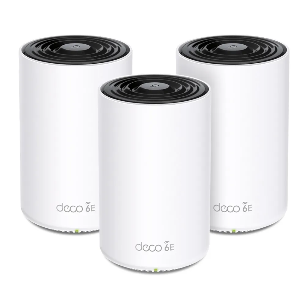 TP-Link Deco XE75 AXE5400 Tri-Band Wi-Fi 6E Mesh Router (3-pack) – View 1
