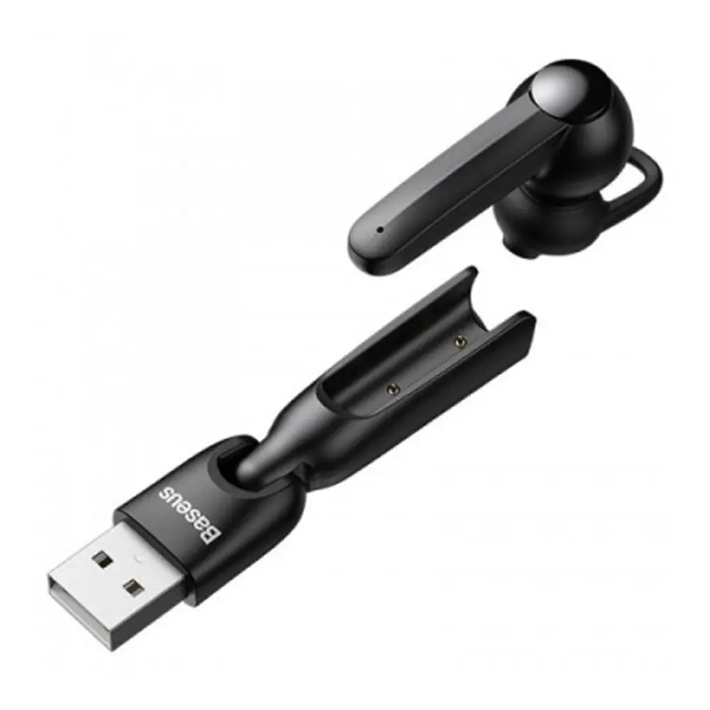 Baseus NGA05 A05 Encok USB Vehicle-mounted Bluetooth Earbuds – Color: Black – View 1
