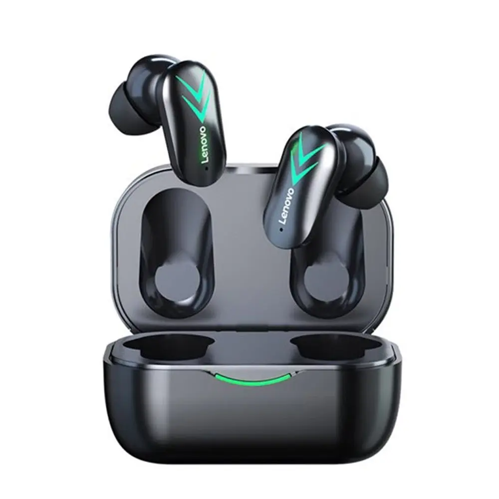 Lenovo XT82 True Wireless Gaming Bluetooth Earbuds – Color: Black – View 1