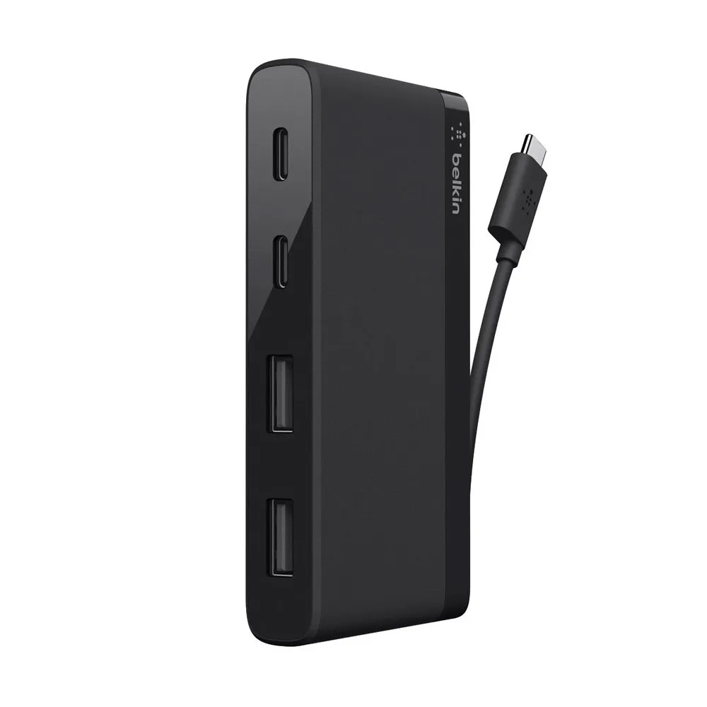 Belkin F4U090btBLK 4-Port Type-C Mini Hub – View 1