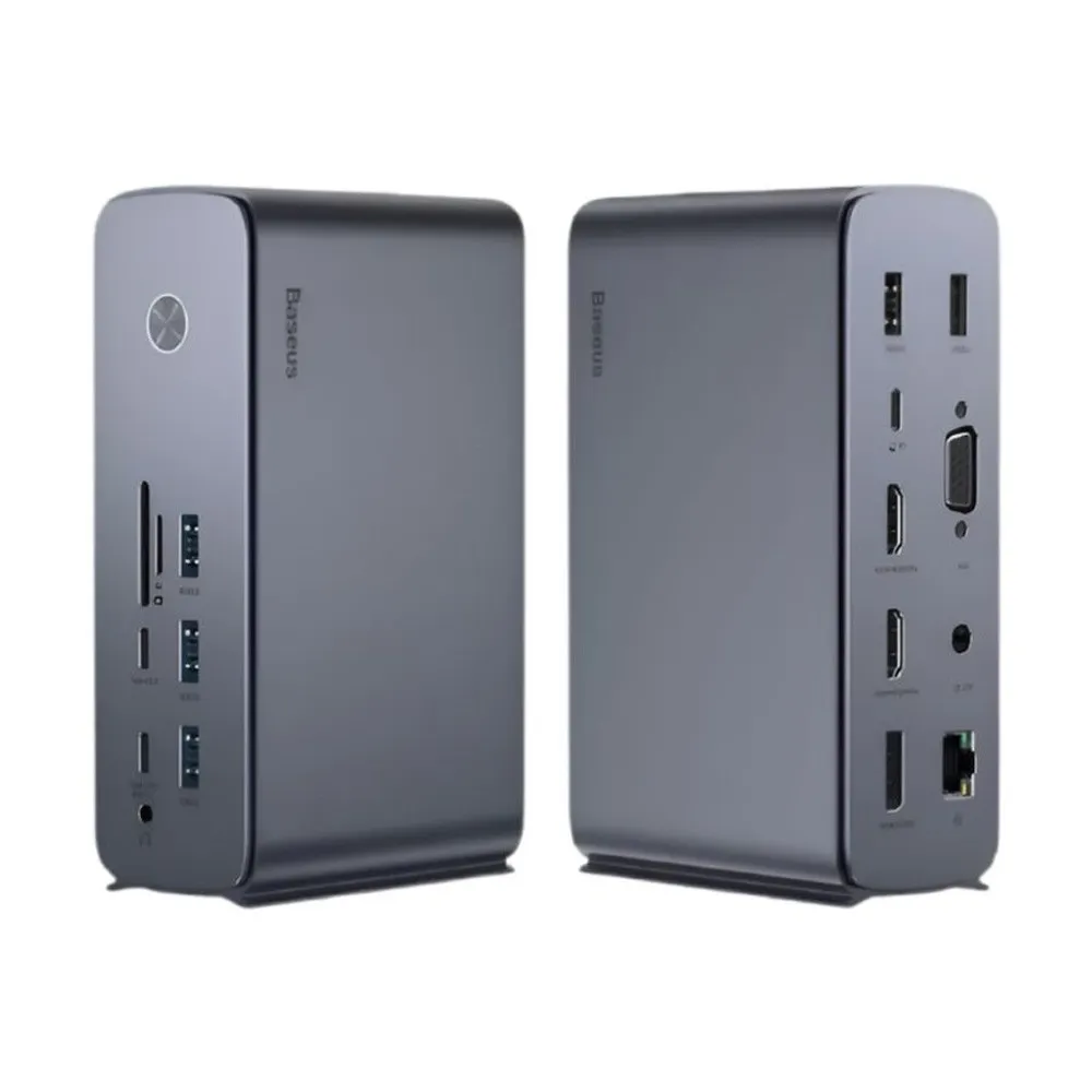 Baseus UnionJoy Pro17-Port Four-Screen Multifunctional Docking Station – View 1