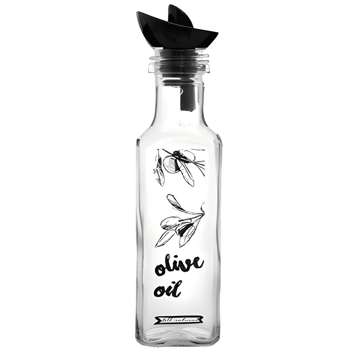 HEREVIN 151082-075 Square Oil Bottle Black 1000cc – View 1
