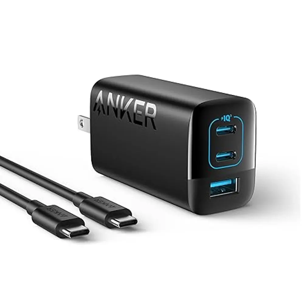 Anker 336 67W Fast USB-C Charging Three Port Adapter for Multiple Devices – View 1