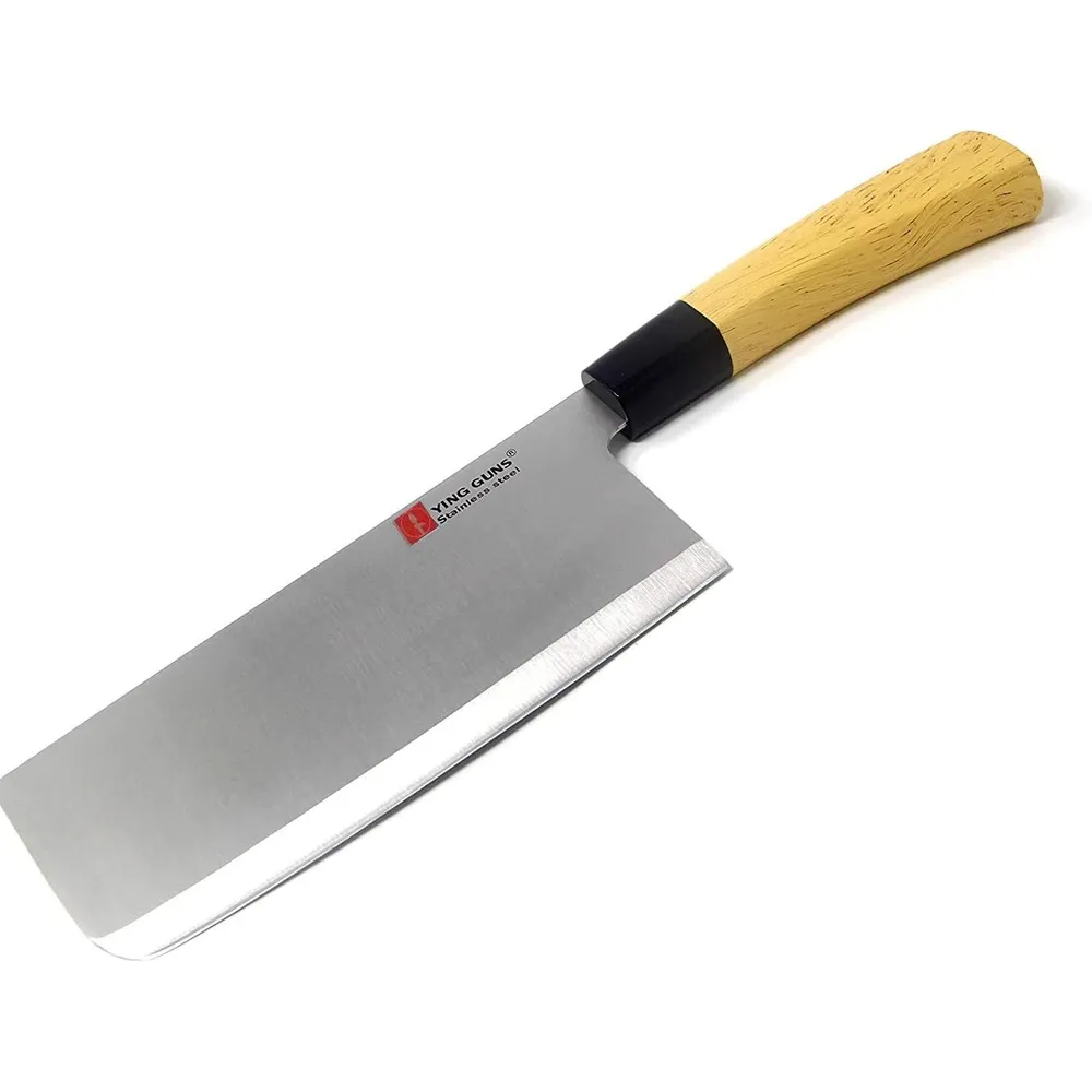 Kitchen Accessories Cleaver Kitchen Knife Cutlery Stainless Steel Wood Handel  – View 1