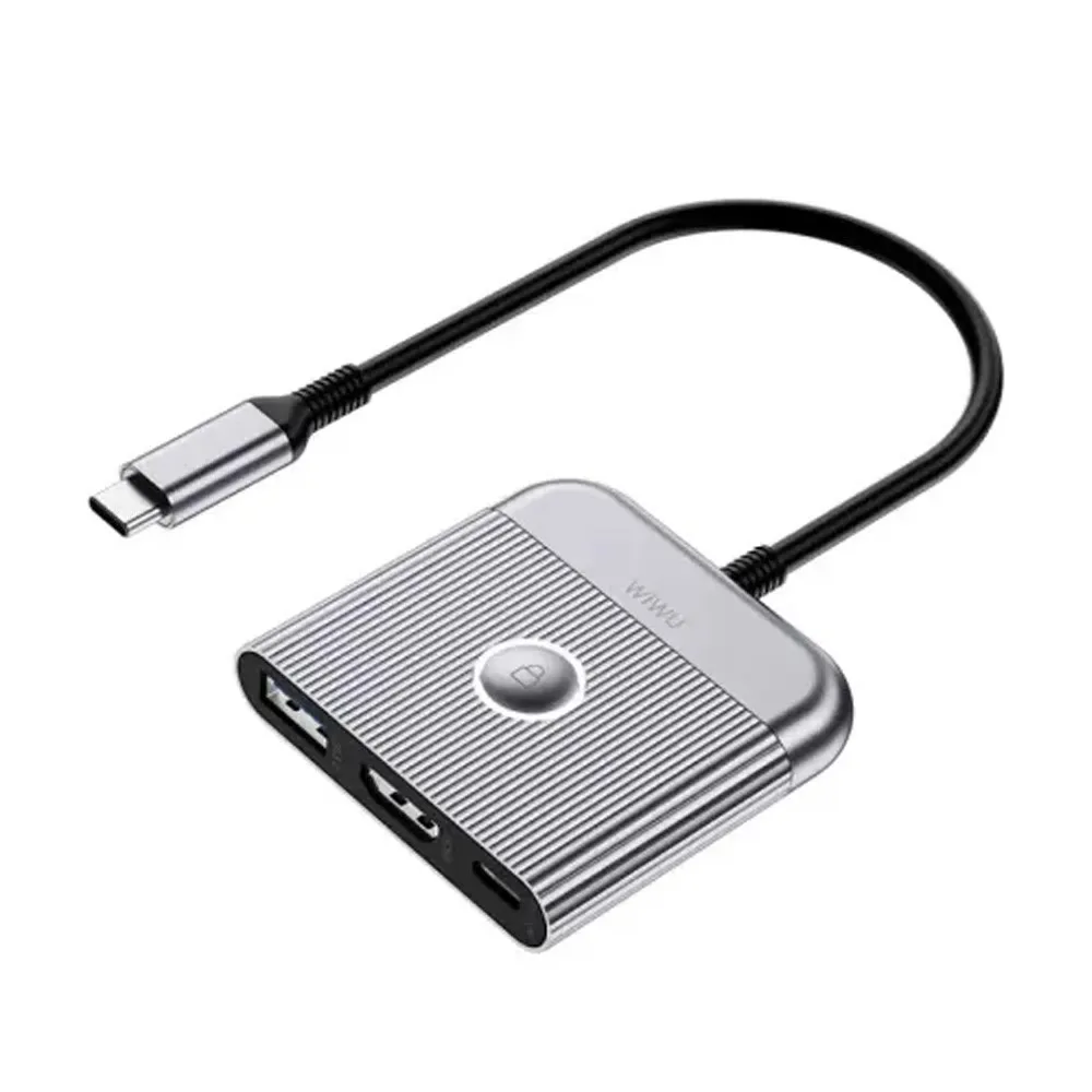 WiWU Travel 3 In 1 Type-C Hub – View 1