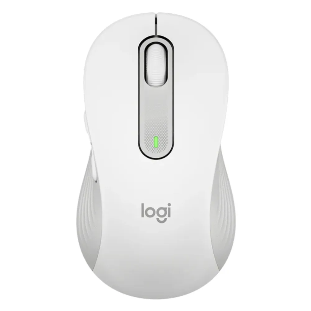 Logitech Signature M650 Bluetooth Wireless Mouse – Color: White – View 1