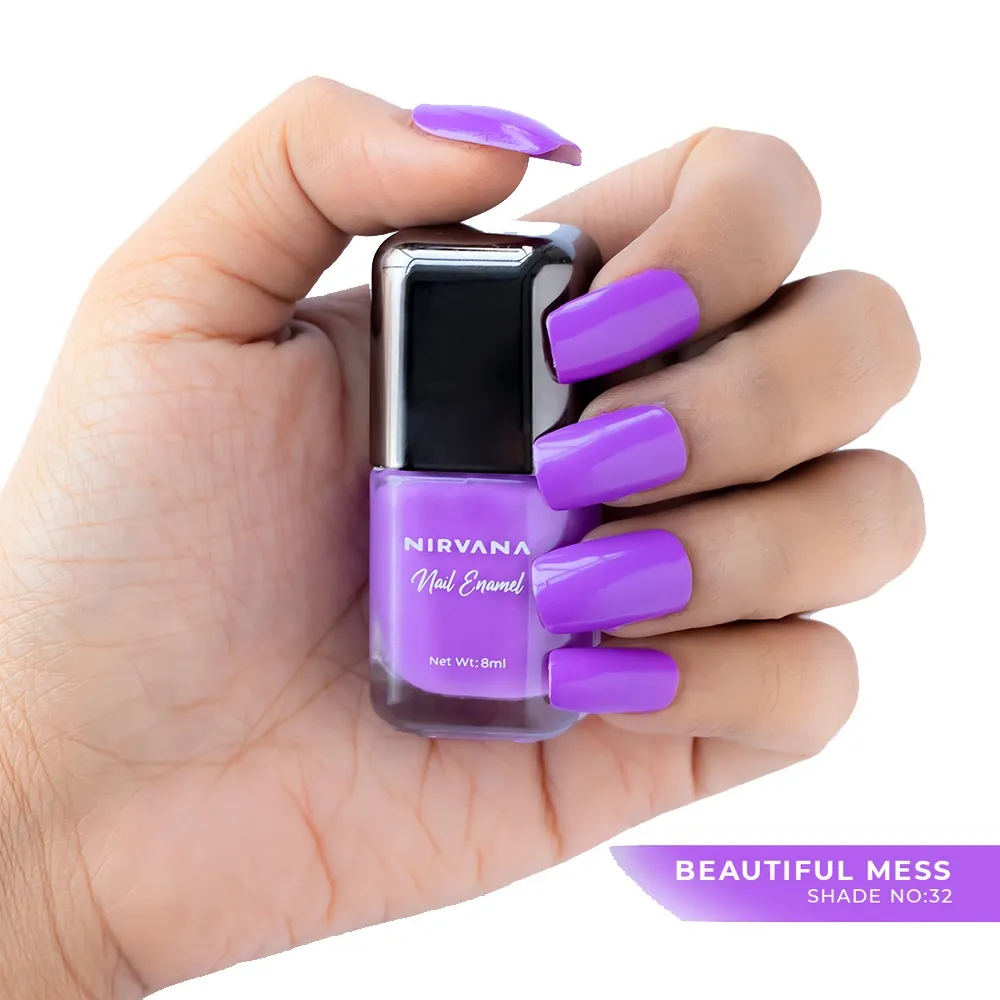 Nirvana Color Nail Enamel Light Weight Beautiful Mess 32 Nail Polish – View 1