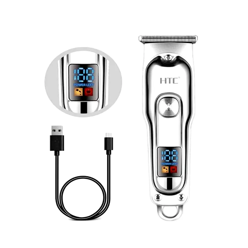 HTC AT-179 Beard Trimmer and Hair Clipper for Men – Color: Silver – View 1