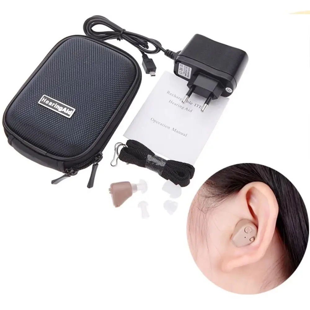 Axon K-88 Rechargeable Hearing Aids In-Ear Mini Invisible – View 1