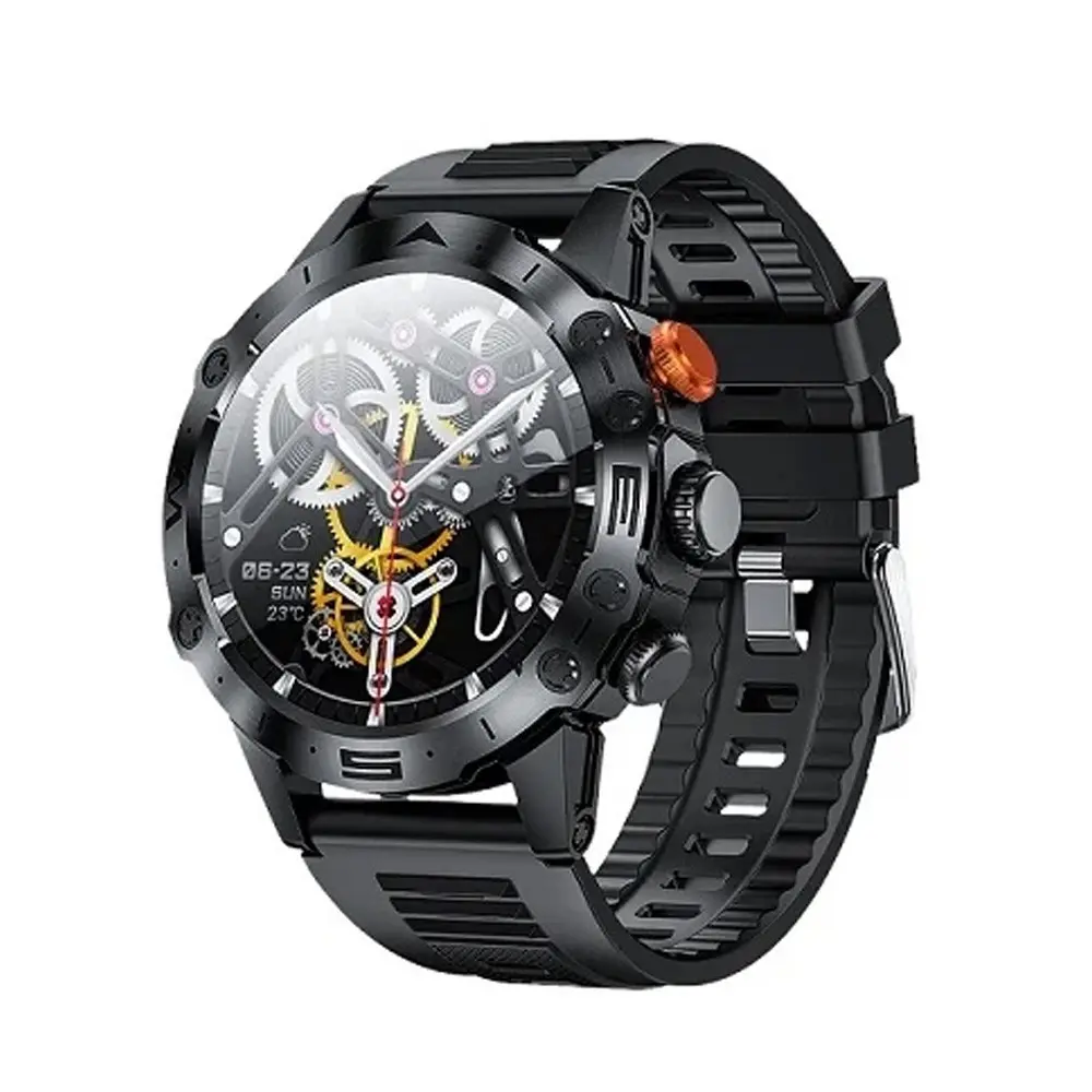 Hoco Y20 Sports Bluetooth Calling Smart Watch – Color: Black – View 1